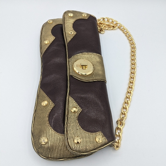 Michael Kors Vintage embossed Leather Clutch - Picture 10 of 12